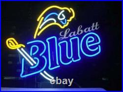 Buffalo Sabres Labatt Blue Beer 17x14 Neon Light Sign Lamp Bar Wall Decor
