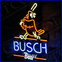 Busch Sport bontique Beer Bar Bistro Man Cave Window Neon Sign Light Window Pub