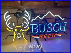 Busch beer neon sign