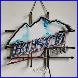 Buschs Light Neon Sign Beer Bar Pub Wall Decor HD Printing Artwork Gift 20x16