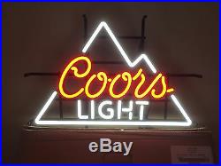 COORS LIGHT BEER SIGN LED OPTI Neon-24x18, NIB