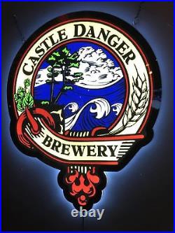Castle Danger Brewery Beer Minnesota LED 20 Neon Sign Light Lamp Bar Wall Decor