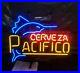 Cerveza-Pacifico-Swordfish-Beer-17x14-Neon-Sign-Light-Lamp-Bar-Pub-Real-Glass-01-zlgy