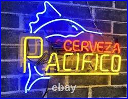 Cerveza Pacifico Swordfish Beer Acrylic 20x16 Neon Light Sign Lamp Club Open