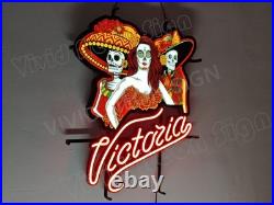 Cerveza Victoria Beer Mexico Lager 24 Vivid LED Neon Sign Light Lamp Dimmer VL