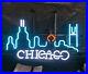 Chicago-City-Skyline-17x14-Neon-Lamp-Light-Sign-Beer-Glass-Wall-Decor-Bar-Pub-01-etvt