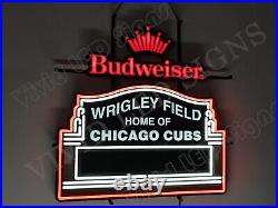 Chicago Cubs 2016 Champions Beer 24 Vivid LED Neon Sign Light Lamp Dimmer VL