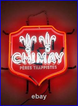 Chimay Beer Logo 20x16 Neon Sign Lamp Light With HD Vivid Printing