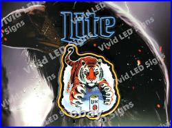 Cincinnati Bengals Beer 24 Vivid LED Neon Sign Light Lamp With Dimmer