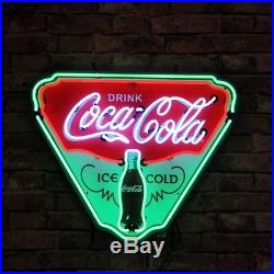 Classic Coke Cola Board Vintage Neon Sign Beer Bar Sign Wall Window Decor