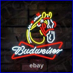 Clydesdale 24x20 Neon Sign Light Beer Bar Wall Hanging Advertising Light Decor