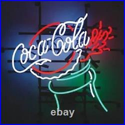 Coca Cola Coke Bottle Cap 19x15 Neon Sign Lamp Light Beer Bar Wall Decor