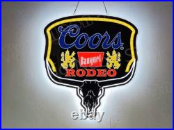 Coors Light Beer Cowboy Rodeo Bull Rider Banquet 20 Vivid LED Sign Neon Lamp Coors Light Beer Cowboy Rodeo Bull Rider Banquet 20 Vivid LED Sign Neon Lamp