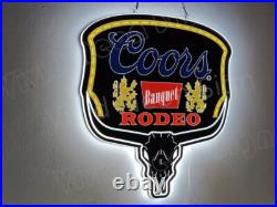 Coors Light Beer Cowboy Rodeo Bull Rider Banquet 20 Vivid LED Sign Neon Lamp Coors Light Beer Cowboy Rodeo Bull Rider Banquet 20 Vivid LED Sign Neon Lamp