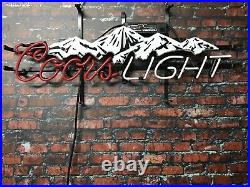 Coors Light Mountain Beer 20 Neon Sign Lamp With HD Vivid Printing Coors Light Mountain Beer 20 Neon Sign Lamp With HD Vivid Printing