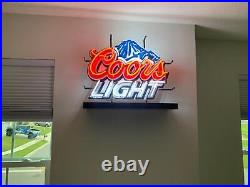 Coors Light Mountain Water Beer 20 Neon Light Sign Lamp HD Vivid Printing
