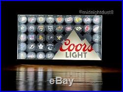 Coors Light NHL Hockey Light Box Neon LED sign beer sports bar pub