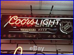 Coors Light NHL Hockey Logo Beer Large Neon Sign
