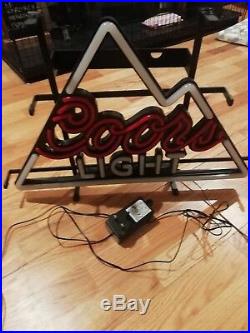 Coors Light Neon Sign Light Beer Bar Pub Home Room Wall Decor19''x15'' (inches)