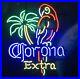 Corona-Extra-Beer-Parrot-Palm-Tree-17x14-Neon-Light-Sign-Lamp-Fast-Ship-01-buqp