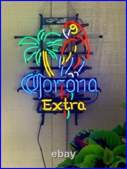 Corona Extra Beer Parrot Palm Tree 20x16 Neon Light Sign Lamp Bar Martini Art Corona Extra Beer Parrot Palm Tree 20x16 Neon Light Sign Lamp Bar Martini Art
