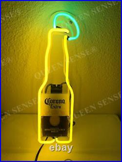 Corona Extra Bottle Neon Sign Lamp Light With Dimmer Acrylic Beer Bar