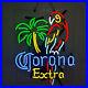 Corona-Extra-Parrot-Palm-Tree-Beer-Neon-Light-Sign-Lamp-19x15-Acrylic-Party-01-iwxv