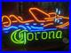 Corona-Seaplane-Aircraft-Plane-Beer-20x16-Neon-Sign-Light-Lamp-Real-Glass-Pub-01-uqw