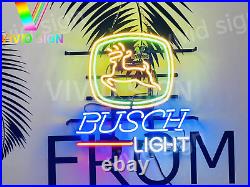 Custom Busch Light John Deere Beer 17x17 Neon Sign Bar Lamp Light Farm