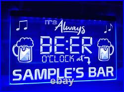 Custom Name LED Neon Sign Light Beer Bar Home Game Bed Room Business Wedding DIY