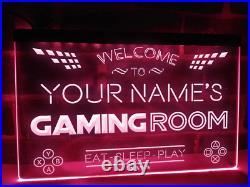 Custom Name LED Neon Sign Light Beer Bar Home Game Bed Room Business Wedding DIY