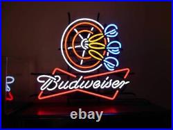 Darts Dart Sport Game Beer Lager 20x16 Neon Sign Light Lamp Club Wall Decor