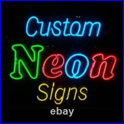 Denver Broncos Beer 20x16 Neon Sign Light Lamp Glass Decor Collection Gift