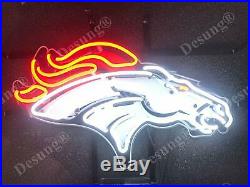 Denver Broncos Beer Bar Light Lamp Neon Sign 20 With HD Vivid Printing