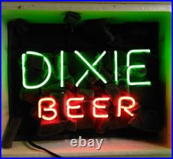 Dixie Beer 20x16 Neon Sign Bar Lamp Beer Light Night Party Show Decor