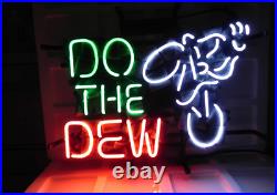 Do The Dew Neon Sign Light Beer Bar Pub Wall Hanging Handcraft Artwork 17x14