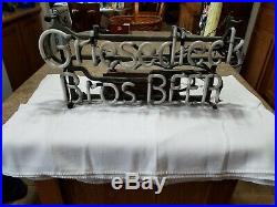 Early GRIESEDIECK Bros Brothers BEER NEON light SIGN St. Louis Missouri BREWERY