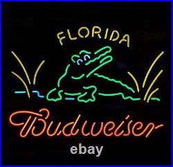 FLORIDA Neon Light Sign Real Glass Decor Hand Craft Beer Bar Artwork 24