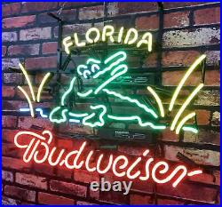FLORIDA Neon Light Sign Real Glass Decor Hand Craft Beer Bar Artwork 24