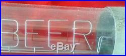 FRONTIER BEER BREWERY RARE EARLY Neon Sign Vintage NOT YOUR AVERAGE ADVERTISING