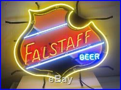 Falstaff Beer Bar Neon Sign 24x20 HD Vivid Printing Technology