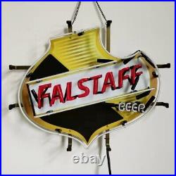 Falstaff Beer Neon Sign 19x15 Glass Beer Bar Pub Store Wall Deocr