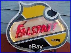 Falstaff Beer Sign Countertop Neon 1950s