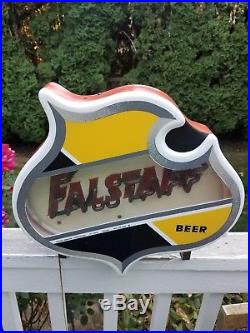 Falstaff Beer Sign Countertop Neon 1950s