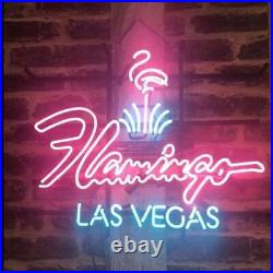 Flamingo Hotel Las Vegas Neon Sign 20x16 Light Lamp Artwork Glass Bar Beer SY Flamingo Hotel Las Vegas Neon Sign 20x16 Light Lamp Artwork Glass Bar Beer SY