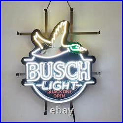 Flying Duck Beer Hunting Hunters 20x16 Neon Sign Light Lamp HD Vivid Printing