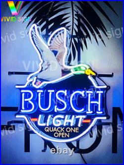 Flying Duck Beer Quack One Open 20x16 Neon Sign Light HD Vivid Printing JYL