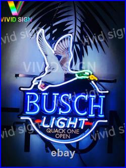 Flying Duck Beer Quack One Open 20x16 Neon Sign Light HD Vivid Printing JYL