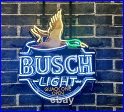 Flying Duck Quack One Open Beer Bar 20x16 Neon Sign Light HD Vivid Printing Flying Duck Quack One Open Beer Bar 20x16 Neon Sign Light HD Vivid Printing