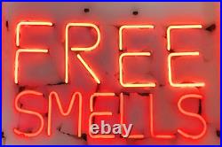 Free Smells Two Colors 20x16 Neon Light Sign Lamp Bar Beer Wall Decor Glass